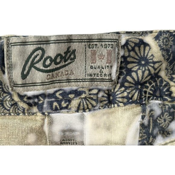 Roots slim fit cargo pants military green women's size 2 - Picture 4 of 4